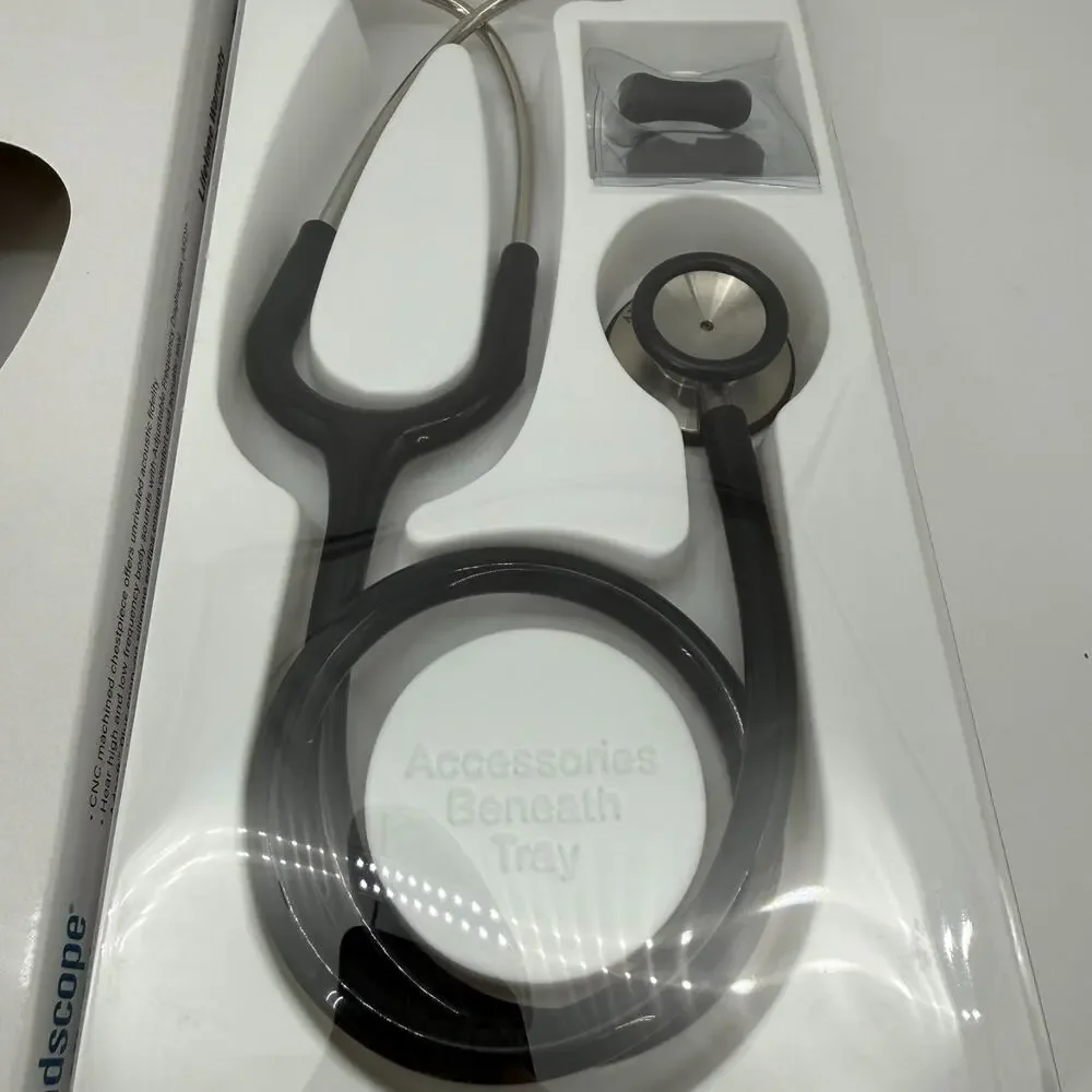 ADC Adscope 603 Clinician Series Stethoscope Adult 30" Black New in Box - Picture 4 of 6